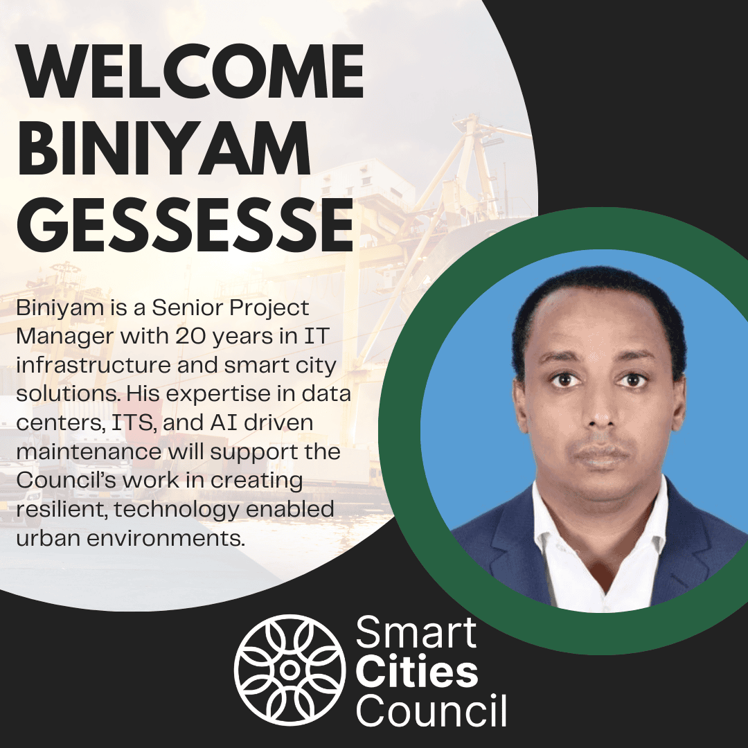 Biniyam Gessesse Joins Smart Cities Council